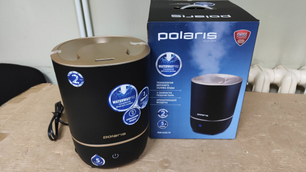 Увлажнитель воздуха (ультразвук.) Polaris PUH 8105 TF Black (5л, до 40кв.м, 350 мл/ч, сенсорное ) Уценка! купить по самой низкой цене