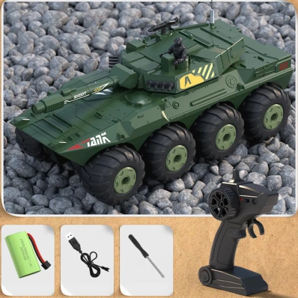 Бронетранспортер-амфибия на радиоуправлении SCHE Y1802 (Green) купить по самой низкой цене