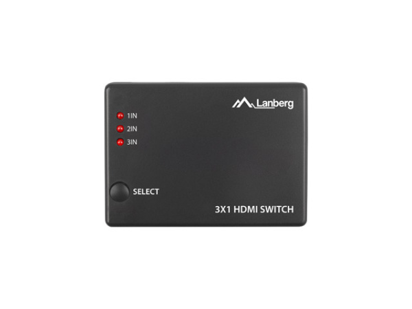 VIDEO SWITCH (коммутатор) Lanberg (SWV-HDMI-0003) 3p*HDMI 2.0b -> 1p*Micro USB, 4K, HDR10, Д/У купить по самой низкой цене
