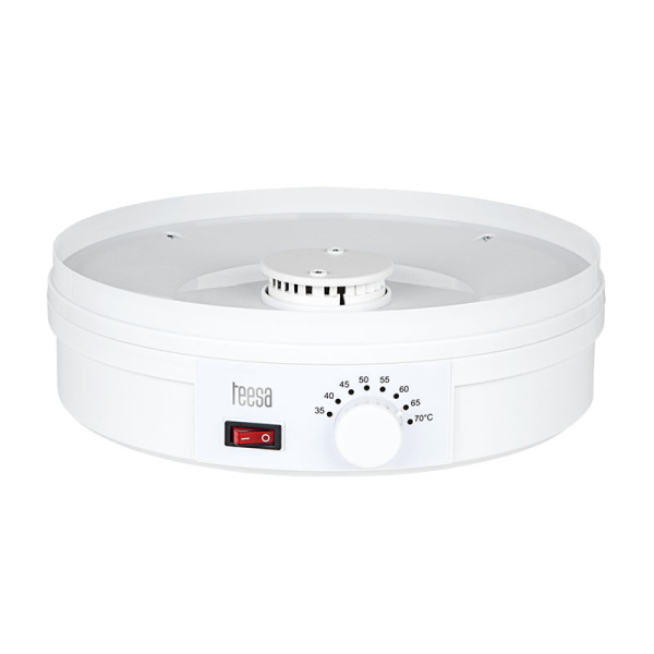 Сушилка для овощей и фруктов TEESA TSA3030 (250Вт, 5 поддон, регул. температ сушки) White купить по самой низкой цене