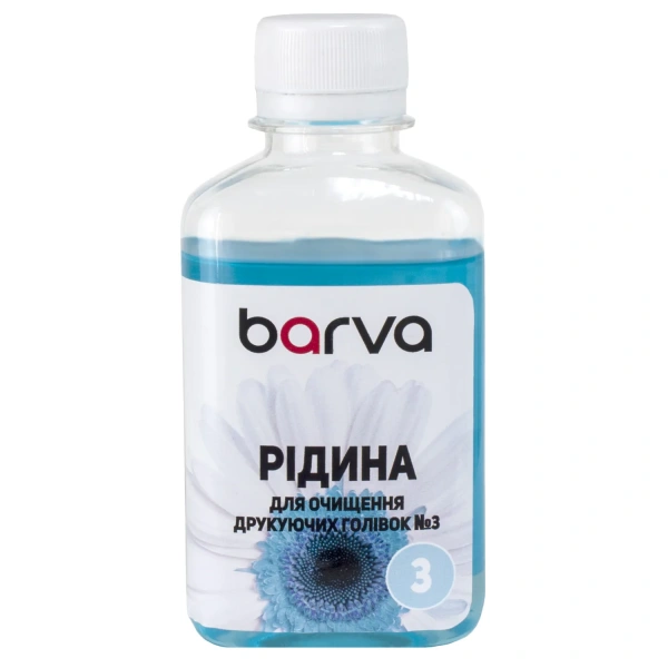 Жидкость для очистки головок Barva №3 (универс, пигмент,F5-020,180мл) купить по самой низкой цене