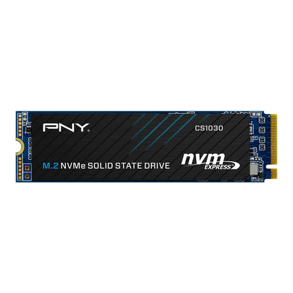 SSD 500Гб, M.2 2280/PCI-E 3.0x4 NVMe, PNY CS1030 (M280CS1030-500-RB) 3D TLC NAND, R/W 2000/1100Mb/s купить по самой низкой цене