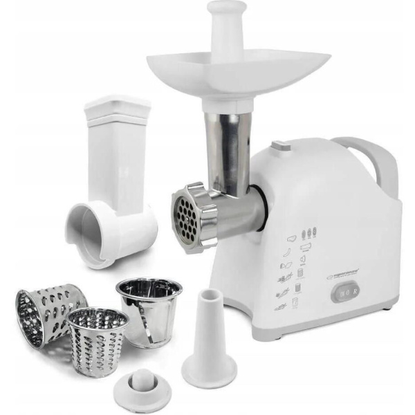 Мясорубка Esperanza Wellington EKM033 (2кг/мин, 2200Вт, 3*диска для фарша, 3*насдки) белая купить по самой низкой цене