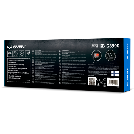 Клавиатура SVEN KB-G8900 механическая, USB, 1.8м, black купить по самой низкой цене