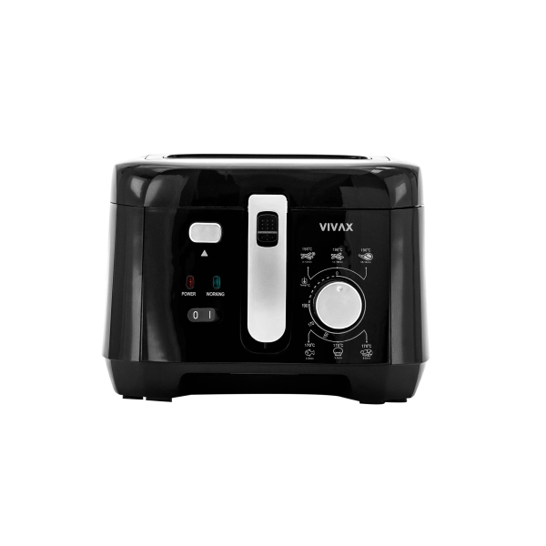 Фритюрница VIVAX DF-1800B (1800Вт, жарка/фритюр, чаша 2.5л, 6 программ)    0002356260 купить по самой низкой цене