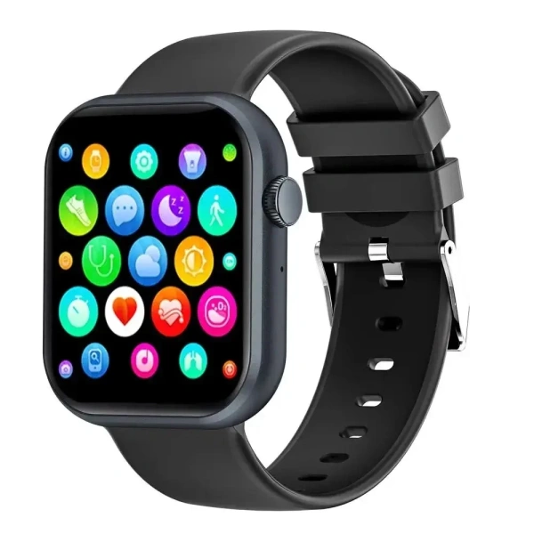 Смарт-часы Blackview R60 Black 1.96' Super Amoled, BT 5.3, iOS/Android, IP68, OS Android Wear, Оксиметр, ЭКГ купить по самой низкой цене