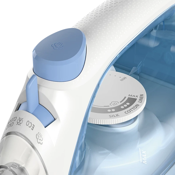 Утюг  Philips (DST1030/20) Blue 2000Вт, вертикаль.отпариван, подошва керамическая купить по самой низкой цене