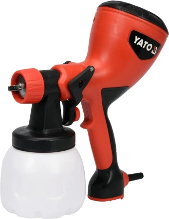 Краскопульт (распылитель)  электрический Yato YT-82550 (ручной, 1л) Уценка! купить по самой низкой цене