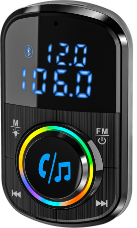 FM-трансмиттер автомобильный Navitel BHF08 PRO (BT 5.3, USB FC, PD, mSD, 12/24V, МР3/WMA/WAV/FLAC) купить по самой низкой цене