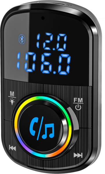 FM-трансмиттер автомобильный Navitel BHF08 PRO (BT 5.3, USB FC, PD, mSD, 12/24V, МР3/WMA/WAV/FLAC) купить по самой низкой цене