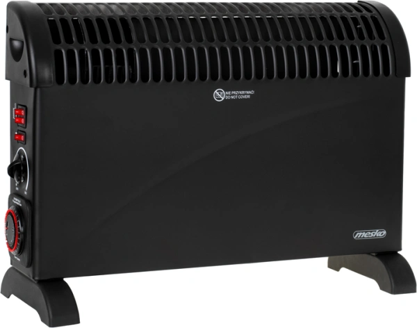 Обогреватель конвекторный Mesko MS 7741b BLACK (750/1250/2000W, термостат, вентилятор, реж. TURBO, таймер) купить по самой низкой цене