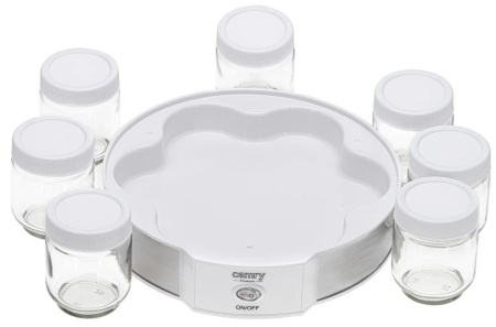 Йогуртница Camry CR 4519 (20Вт, 7x200мл стекл.банок) купить по самой низкой цене