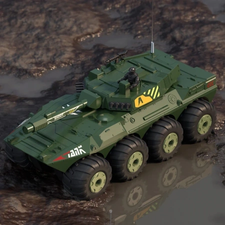 Бронетранспортер-амфибия на радиоуправлении SCHE Y1802 (Green) купить по самой низкой цене