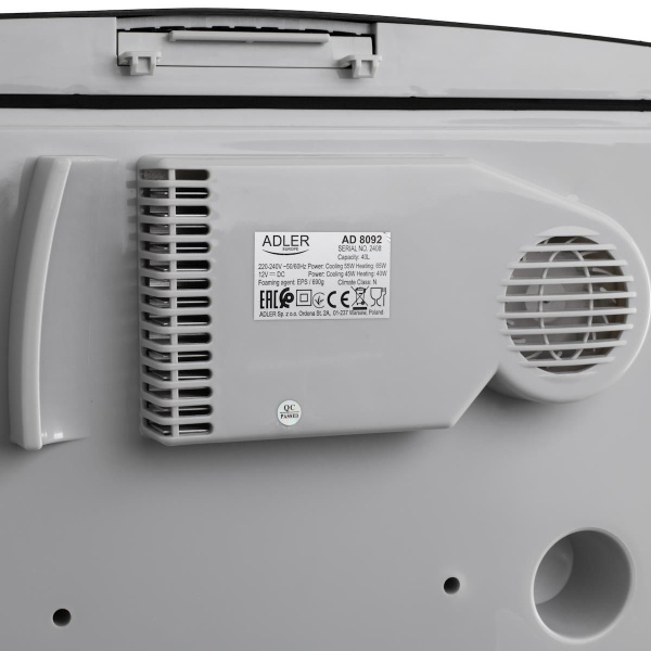 Холодильник автомобильный Adler AD 8092 (40л. DC 12V / AC 220-240V, внутр 45,0 cm x 30,4 x 30,0 cm) купить по самой низкой цене