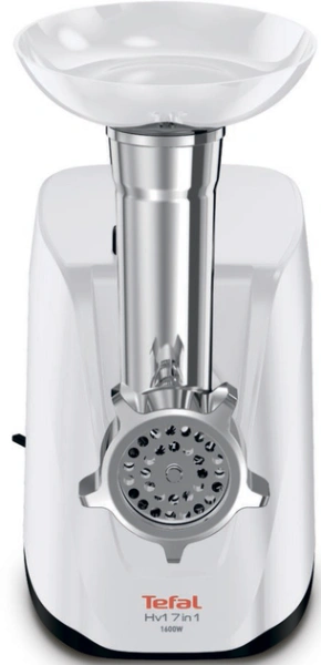 Мясорубка TEFAL HV1 NE114130 (1.9кг/мин,1600Вт, кол-во решет. 3шт, реверс) купить по самой низкой цене