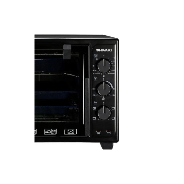Электропечь мини Shivaki (MD-3618 L  black-black) 36л,1440Вт., конвекция купить по самой низкой цене