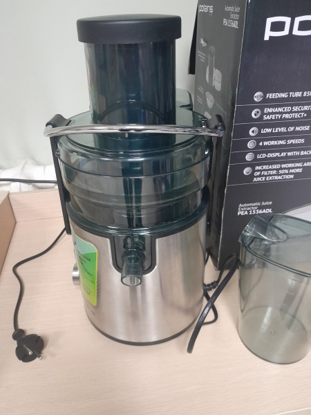Соковыжималка Polaris PEA 1536ADL (1500Вт,4 скорости,металл.корпус) Уценка! купить по самой низкой цене