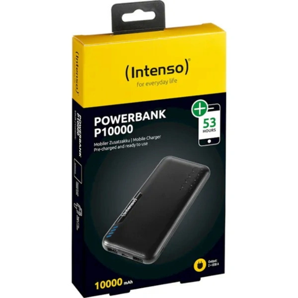 Power Bank INTENSO P10000 (7332431) 10000мАч, Li-Pol, BLACK   (30545) купить по самой низкой цене