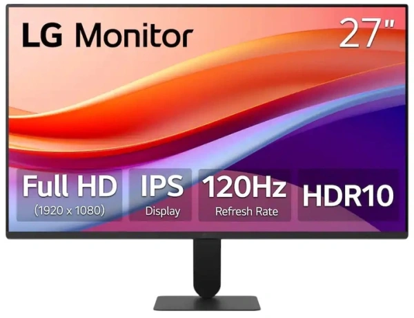 Монитор 27' LG 27U41YA-B (IPS, 1920*1080/120Hz, 5мс GtG, 220кд/м, HDMI/D-Sub)  BLACK купить по самой низкой цене