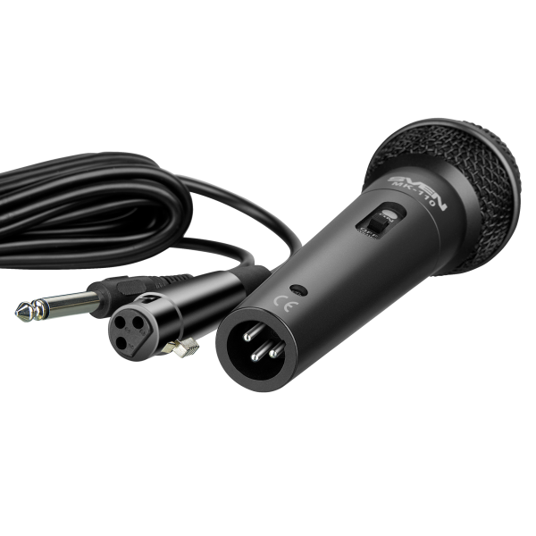 Микрофон SVEN MK-110 (4м., черн.,6.3мм /  3.5 мм мини-джек) купить по самой низкой цене