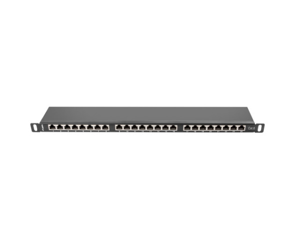 Patch Panel 19', 0.5U, 24port, CAT.6, FTP, LANBERG (PPS6-0024-B) black с органайзером для проводов купить по самой низкой цене