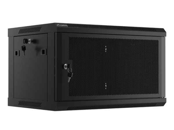 Шкаф настен.коммутацион. LANBERG WF01-6406-23S 19',6U 600x450х379мм,grey,перфориров.металлическая дверь купить по самой низкой цене