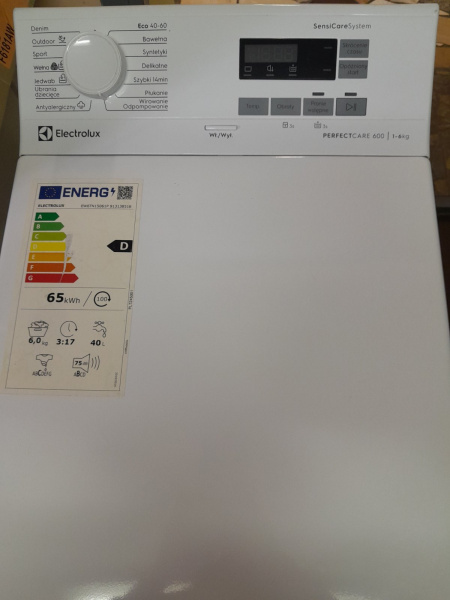 Стиральная машина Electrolux EW6TN15061P (6кг, отжим1000об/м, загруз.вертикальная) white Уценка! купить по самой низкой цене
