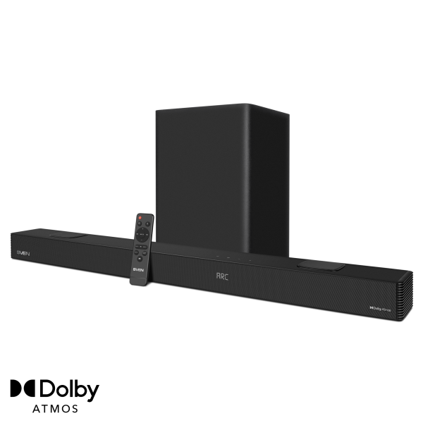 Саундбар SVEN (SB-2700DA) (7x25Вт+275Вт, AUX, HDMI ARC, SPDIF, USB, Bluetooth, Д/У, LED дисплей) Black купить по самой низкой цене