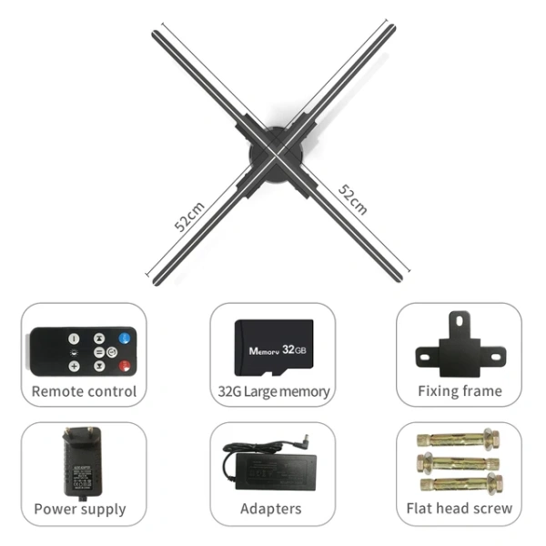 Голографическая проекция SpinDisplay F52 50CM (72W) купить по самой низкой цене