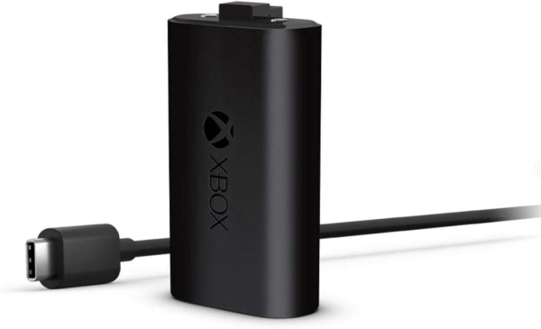 Аккумулятор для геймпадов Microsoft Xbox Series X/S + кабель USB-C   (EAN  889842590371)  чёрный купить по самой низкой цене
