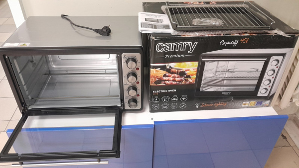 Электропечь Camry CR 111 (45л,2000Вт., вертел, конвекция, гриль) Уценка! купить по самой низкой цене