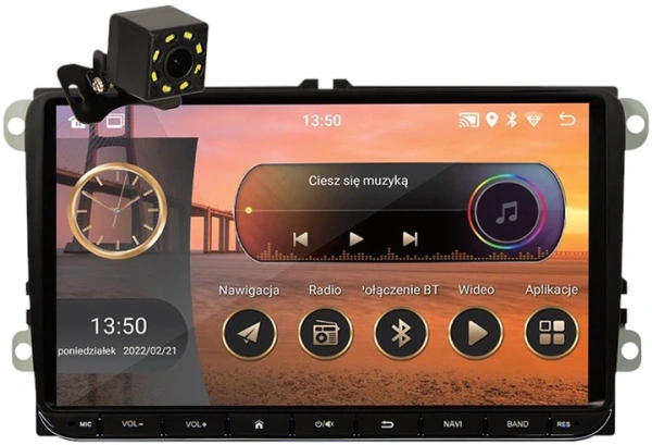 Автомагнитола BLOW CP02 (78-349#) 2DIN, FM/AM, 9', 4x50Вт, GPS, AUX, USB, WF/BT) Black купить по самой низкой цене