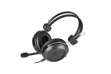 Наушники с микрофоном A4tech HU-35 BLACK (накладные закрытые, USB, 20-20000Hz, 32Om, 2m) купить по самой низкой цене