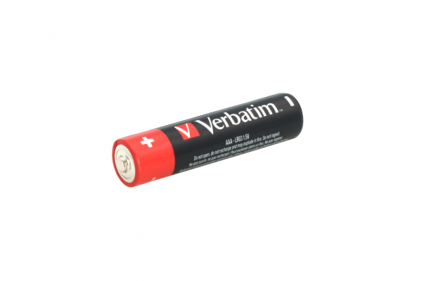 Элемент питания AAA (LR03) 1,5V  Verbatim ALKALINE 1шт. купить по самой низкой цене