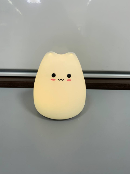 Настольный светодиодный детский ночник Night Light Touch Sensor  (Little Cat LJC-124) Silicone+ABS купить по самой низкой цене