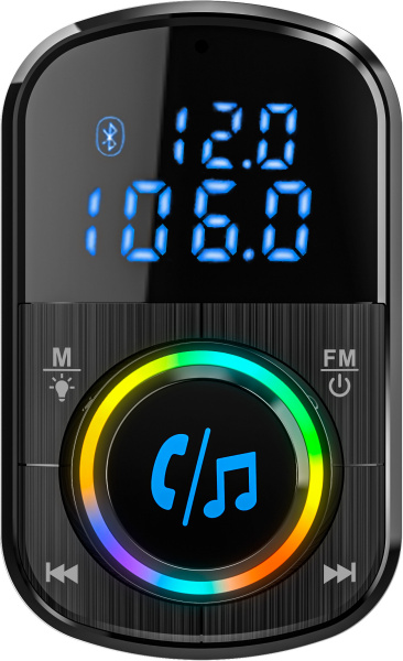 FM-трансмиттер автомобильный Navitel BHF08 PRO (BT 5.3, USB FC, PD, mSD, 12/24V, МР3/WMA/WAV/FLAC) купить по самой низкой цене