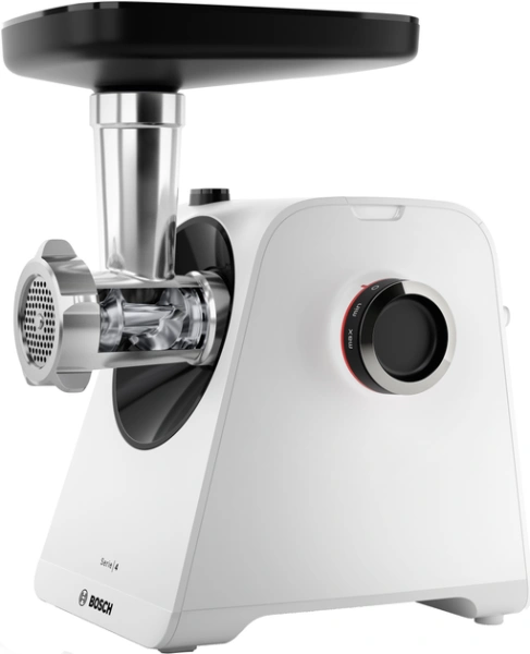 Мясорубка  Bosch MFWS420W (2.5кг/мин, 1900Вт, 2 диска для фарша, 2 скорости) купить по самой низкой цене