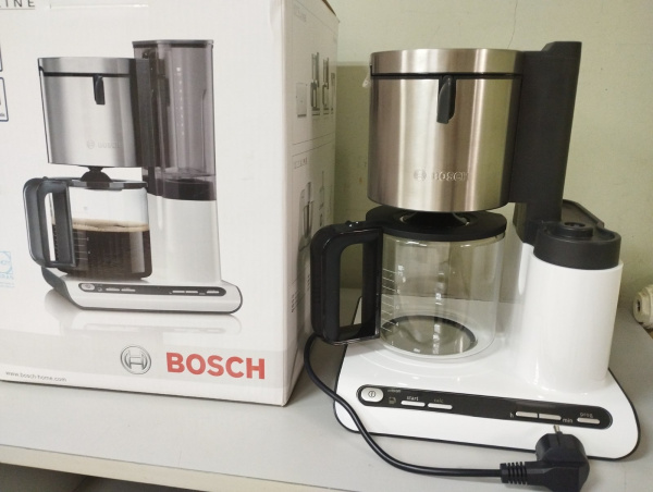 Кофеварка Bosch TKA8631 (капельн, 1160Вт, 1.25л, кофе-молотый, электронное упр-е) Уценка! купить по самой низкой цене