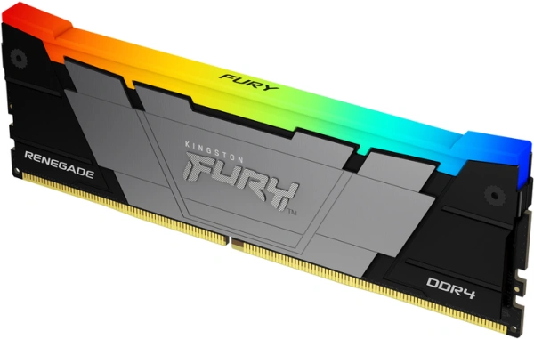 DDR4 DIMM 8Gb 3600MT/s Kingston Fury Renegade RGB Black XMP (KF436C16RB2A/8) PC4-28800, CL16, 1.35V, радиатор купить по самой низкой цене