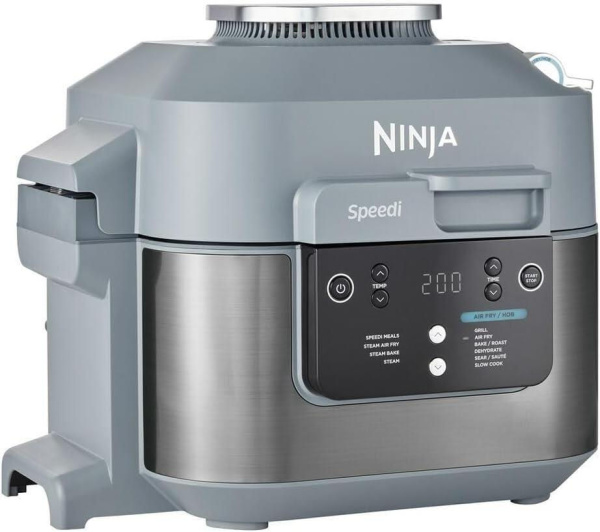 Мультиварка/скороварка Ninja Speedi ON400EU (серая) 10 прогр., диспл., антиприг.покр.чаши, 5.7л, 1760Вт купить по самой низкой цене