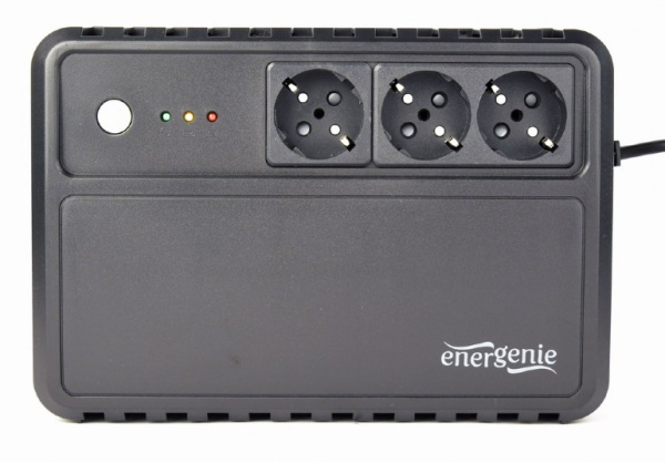 Блок UPS 1000VA/600W GEMBIRD EG-UPS-3SDT1000-01 (AVR,  выход.роз. 3*Schuko output) купить по самой низкой цене