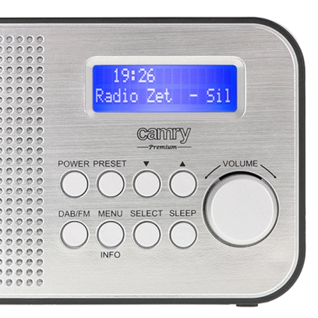 Радиоприемник Camry CR-1179 (FM 87.5-108Mhz/DAB 174-240Mhz, LED дисплей, будильник) купить по самой низкой цене