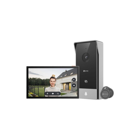 Видеодомофон EZVIZ CS-HP5 (CS-HP5-R100-1W2TFC)(EU-STD) 7' цв.LCD,1080P,Wi-Fi,  2.0МР,  f2.0мм, SPK, Mic купить по самой низкой цене