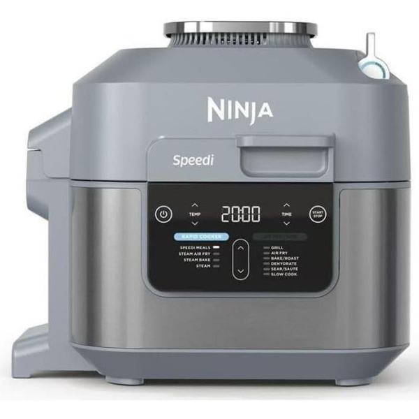 Мультиварка/скороварка Ninja Speedi ON400EU (серая) 10 прогр., диспл., антиприг.покр.чаши, 5.7л, 1760Вт купить по самой низкой цене