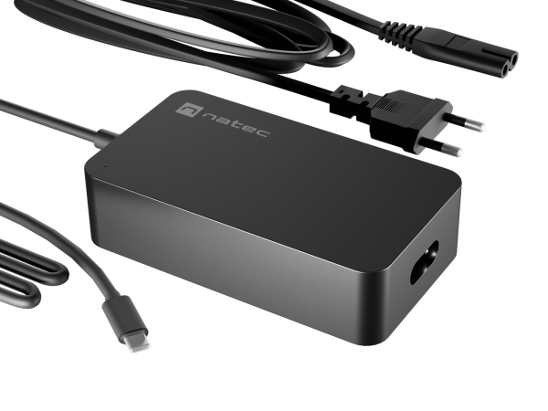 Адаптер питания для ноутбуков/планшетов/телефонов NATEC GRAYLING GaN USB-C 65W (NZU-2361) купить по самой низкой цене