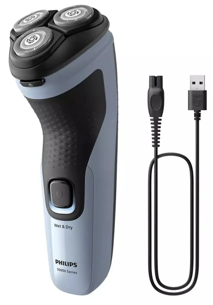 Электробритва Philips 3000X Series (X3003/00) аккум.,3 бритвен.головки купить по самой низкой цене
