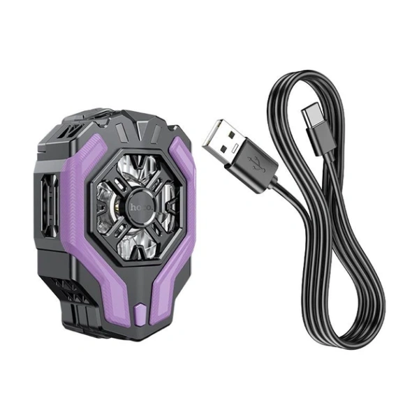 Охлаждающий кулер для мобильного телефона Hoco GM26 Ambitious (Black purple) купить по самой низкой цене