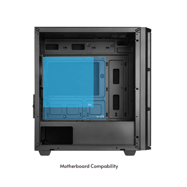 Корпус MiniTower mATX Chieftec AZ-01B-OP, без БП, Micro-ATX / Mini-ITX, BLACK купить по самой низкой цене