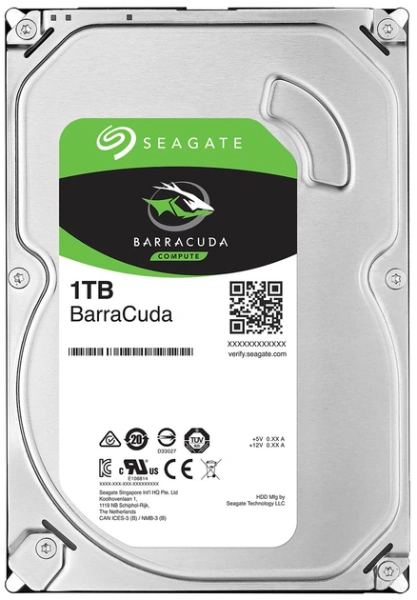 HDD SATA3 1TB SEAGATE Barracuda ST1000DM014 (256MB,7200rpm) купить по самой низкой цене