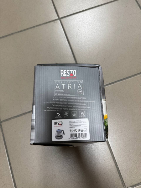 Чайник заварочный RESTO Atria (90510) 1.2л, стекло/пластик, металлический фильтр Уценка! купить по самой низкой цене